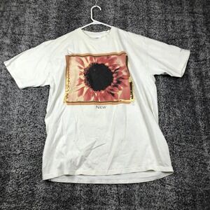 Vintage Tracy Chapman Shirt Mens XL White Sunflower New Beginning Winterland